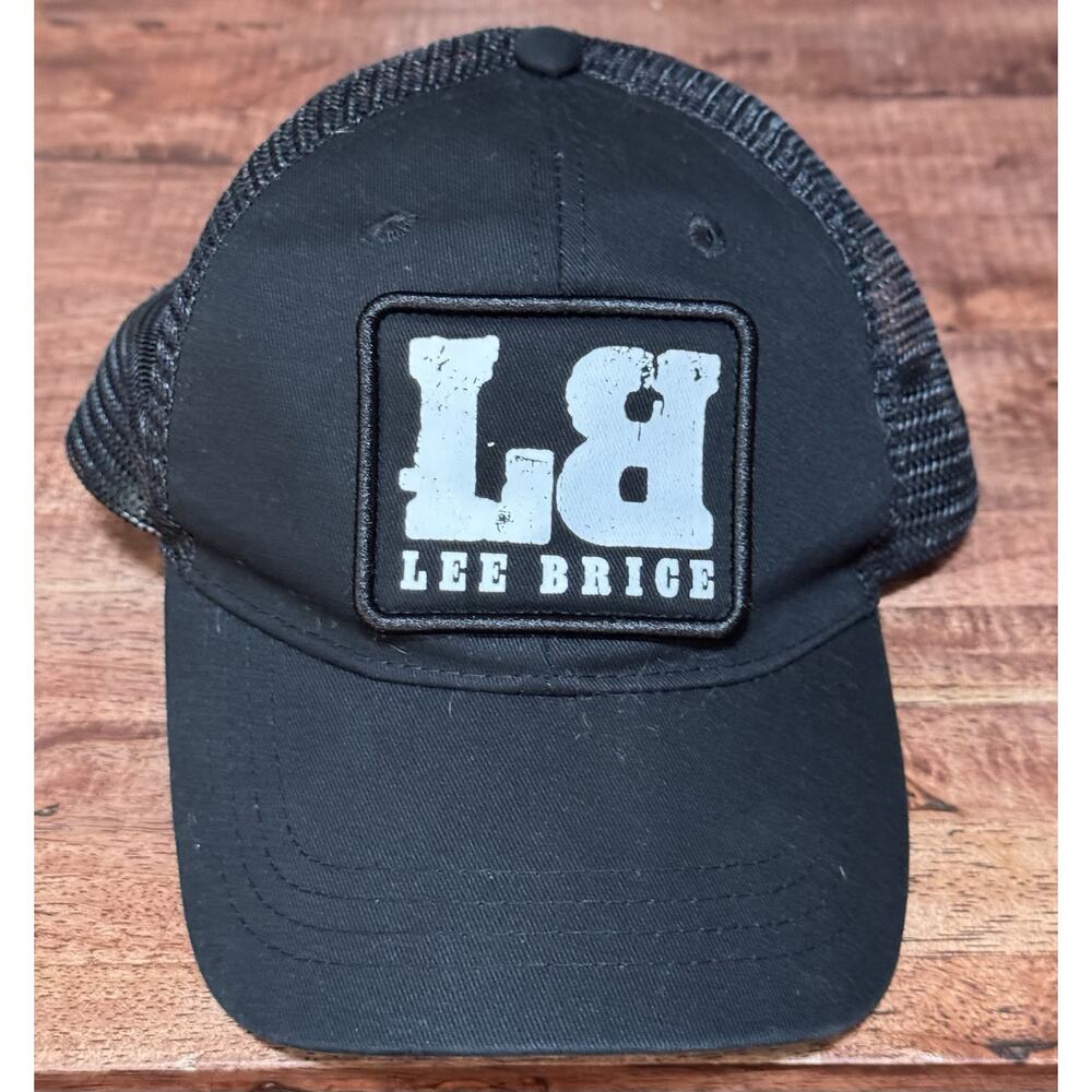 Lee Brice Truckers Hat Cap Mesh Black
